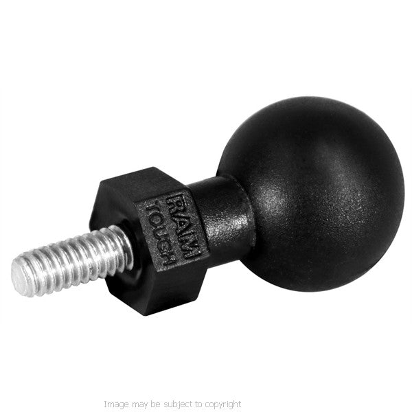 RAM 1inch Tough-Ball with M8-1.25 x 8mm Male Threaded Post. (sku 18698)