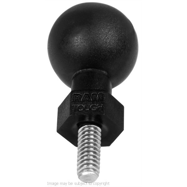 RAM 1inch Tough-Ball with M6-1 x 6mm Male Threaded Post. (sku 18699)