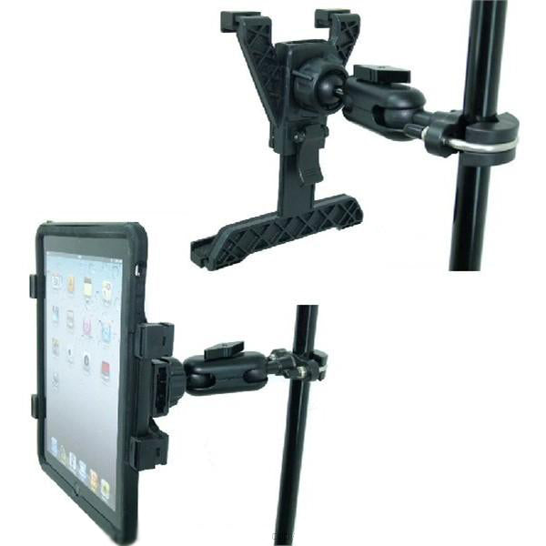 Secure Music Microphone Stand Mount Holder for Apple iPad PRO 9.7 (sku 34456)