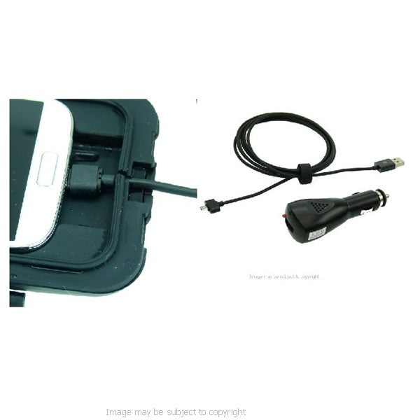 Car Phone Charger fits Ultimate Addons Tough Case for Samsung Galaxy S5 (sku 19709)