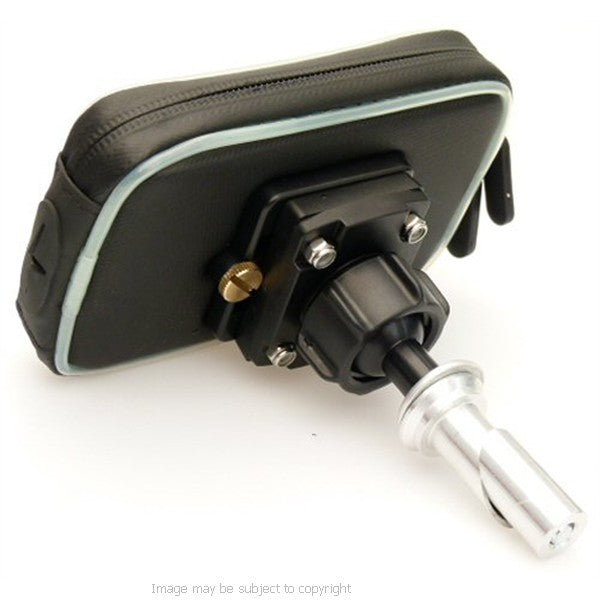 Motorcycle Bike 13mm Fork Stem Yoke Mount with Apple iPhone 5 Waterproof Case (sku 15132)
