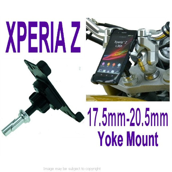 XPERIA Z Motorcycle Yoke Mount 17.5mm-20.5mm (sku 16590)
