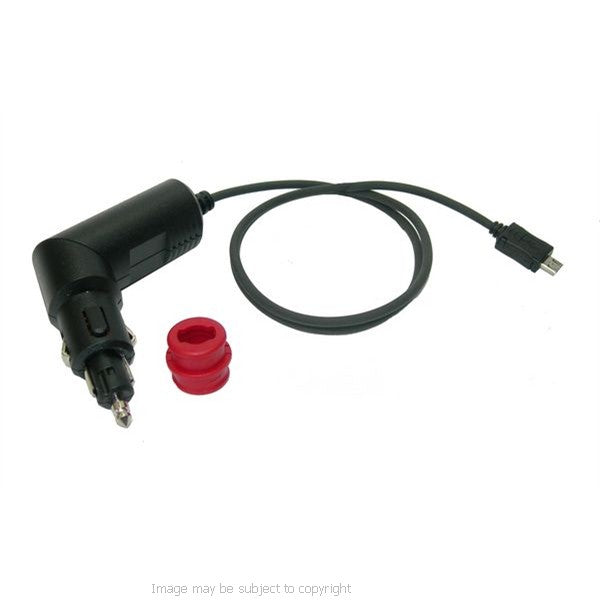Short adjustable Hella - DIN or Standard Cigarette Lighter Plug to Micro USB Charger (sku 10204)