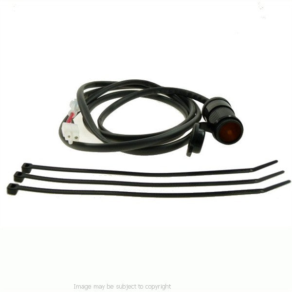 2 Metre 12V Inline Motorcycle Power Socket Cable (sku 8805)