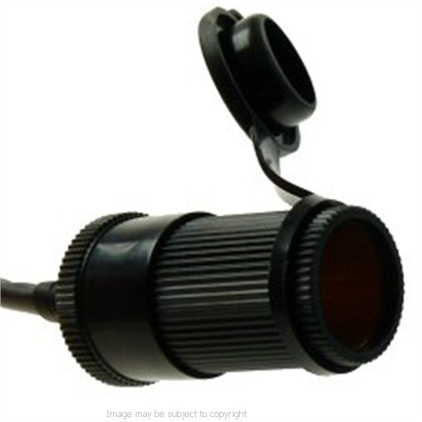 2 Metre 12V Inline Motorcycle Power Socket Cable (sku 8805)