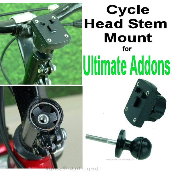 Bicycle Bike Cycle Head Stem Mount Fixing with 3 Prong Adaptor (sku 16730)