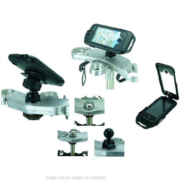 iPhone 4S Tough Case Motorcycle Yoke Nut Cap Mount 30 (sku 16682)