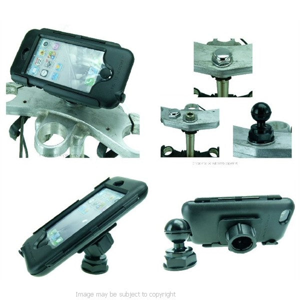 iPhone 5C Tough Case Motorcycle Yoke Nut Cap Mount 30 (sku 19248)