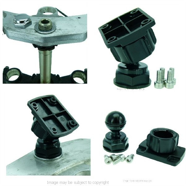 Garmin Zumo 390LM 390 LM Alternative Motorcycle Yoke Cap GPS Mount - Yoke 30 (sku 18627)