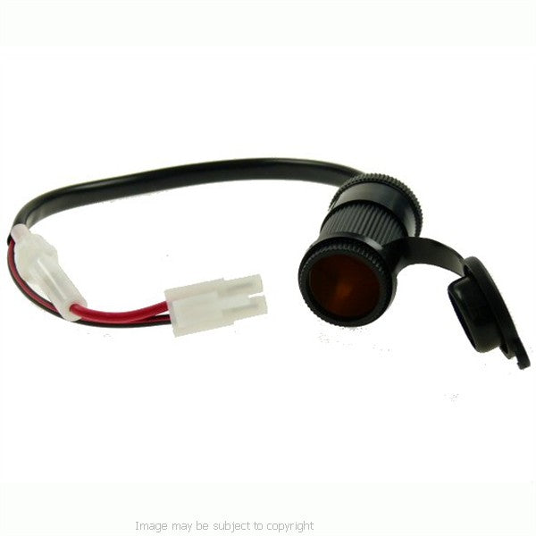 30cm 12V Inline Motorcycle Power Socket Cable (sku 8811)
