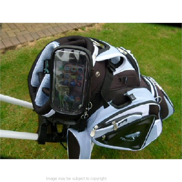 Golf Bag Clip Mount with All Weather Waterproof Case Holder fits the Apple iPhone 3G 3Gs (sku 8208 - 3GS)