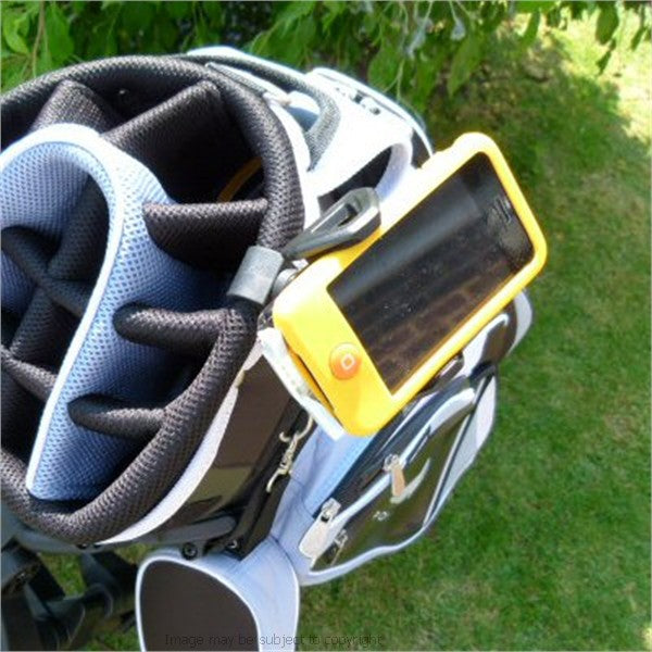 Golf Bag Clip Phone Mount for Mobiles &amp; Smartphones (sku 9738)