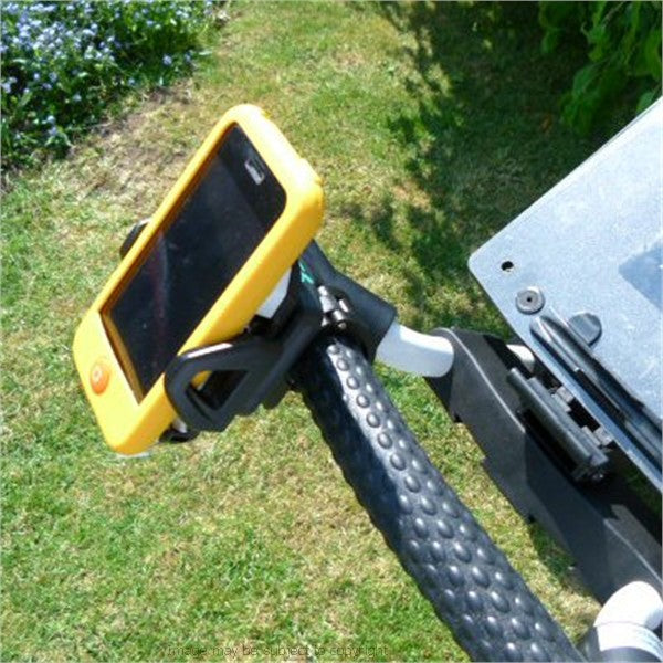 Golf Trolley Mount Phone Mount with Universal Cradle fits most Smartphones &amp; Mobiles (sku 9736)