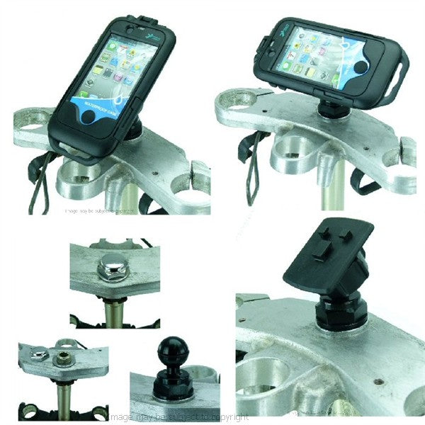 iPhone 4 Tough Case Motorcycle Yoke Nut Cap Mount 40 (sku 16677)
