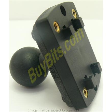 Herbert Richter 4 lugg mounting system on a RAM 1inch Ball mounting fixture for use with RAM Motorcycle Mounts (sku 7283)