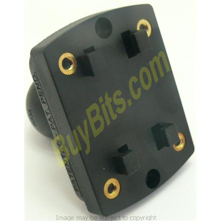 Herbert Richter 4 lugg mounting system on a RAM 1inch Ball mounting fixture for use with RAM Motorcycle Mounts (sku 7283)