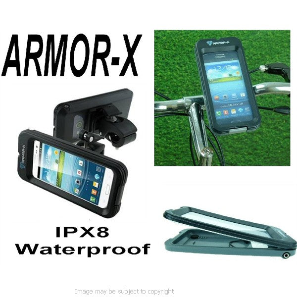Armor-X IPX8 Waterproof Galaxy S3 Bike Cycle Mount (sku 16762)