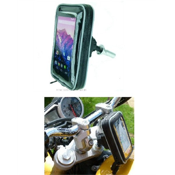 Waterproof Motorcycle Bike Fork Stem Yoke Mount for LG Google Nexus 5 15mm-17mm (sku 18422)