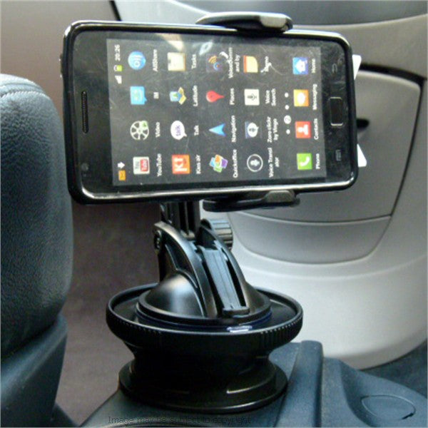 BLACK Cup Holder Base Mount Kit for the Samsung Galaxy S3 GT-i9300 (sku 14401)