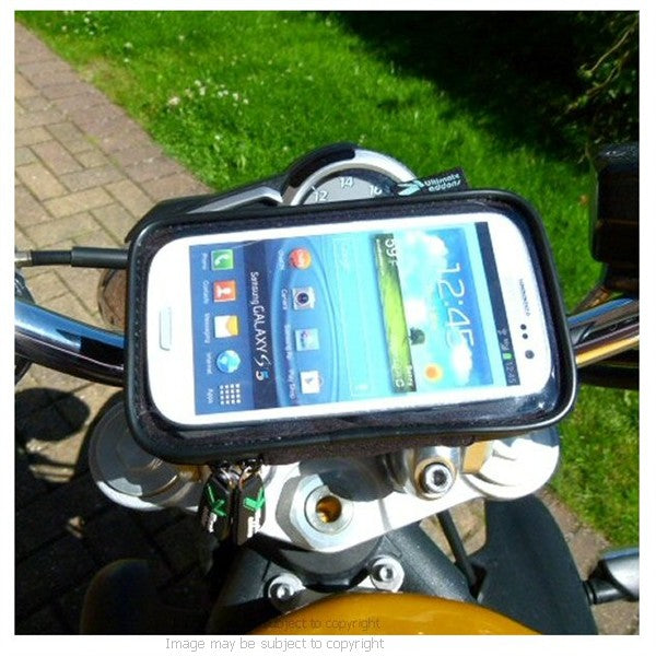 Easy Fit Waterproof Motorcycle Mount for Samsung Galaxy S5 (sku 19400)