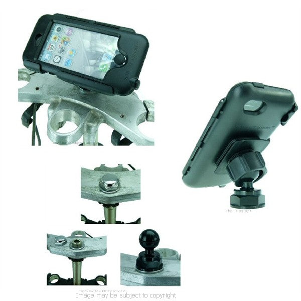 iPhone 5S Tough Case Motorcycle Yoke Nut Cap Mount 50 (sku 17557)