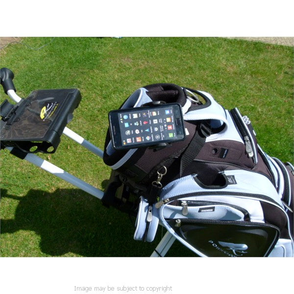 BLACK Golf Bag Clip Phone Mount for Samsung Galaxy S3 GT-i9300 (sku 14602)