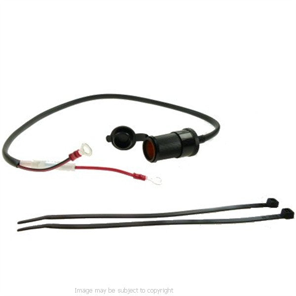 Direct to Battery 65cm 12V Inline Motorcycle Power Socket Cable (sku 8812)
