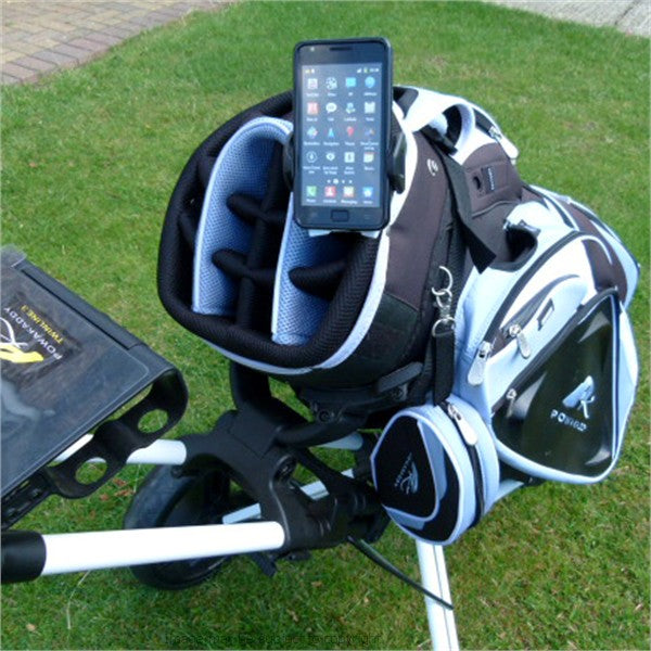 BLACK Golf Bag Clip Phone Mount for Samsung Galaxy S3 GT-i9300 (sku 14602)