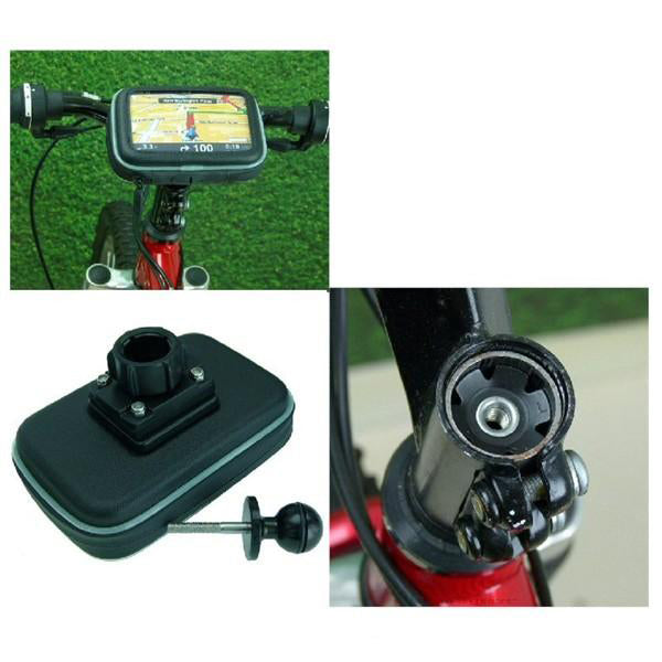 Waterproof Bicycle Head Stem Mount for 6inch Screen GPS SatNav (sku 16733)