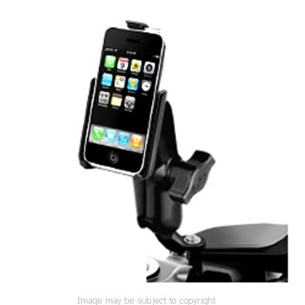 RAM MIRROR FRAME MOUNT with 9mm hole for the APPLE iPOD TOUCH 4G RAM-B-272-AP10U (SKU 9883)