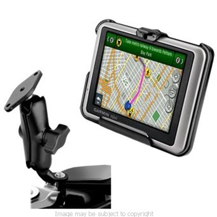 RAM MIRROR FRAME MOUNT with 9mm hole for the GARMIN NUVI 1200 1210 1240 1250 1260t (SKU 5781)