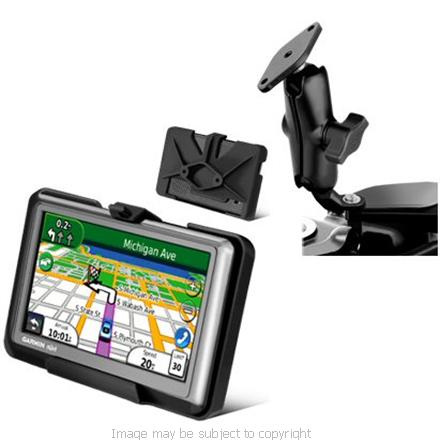 RAM MIRROR FRAME MOUNT with 9mm hole for the GARMIN NUVI 1490 1490t (SKU 5783)