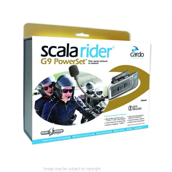 Cardo Scala Rider G9 Powerset (twin) (sku 14679)