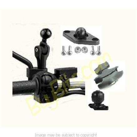 RAM MOTORCYCLE TWIST &amp; TILT MOUNT for the GARMIN STREETPILOT c530 c550 c580 &amp; i2 i3 &amp; i5 RAM-B-360-GA22U (SKU 4915)