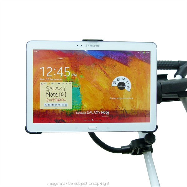 Golf Trolley Flexi G-Clamp Tablet Mount for Galaxy Note 10.1 2014 (sku 19344)