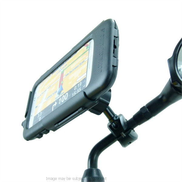 Waterproof Galaxy S4 GT-i9500 Tough Case Motorcycle - Moped - Scooter Mirror Mount (sku 18968)