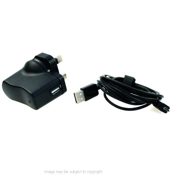UK 3 pin Mains Power Charger &amp; Sync Cable for the TomTom Via LIVE 120 - Extra Long 2m (sku 10065)