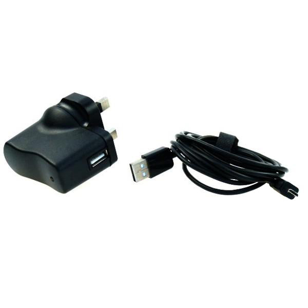 EXTRA LONG 2m UK 3 pin Mains Power Charger &amp; Sync Cable for the TomTom START 20 (sku 11064)