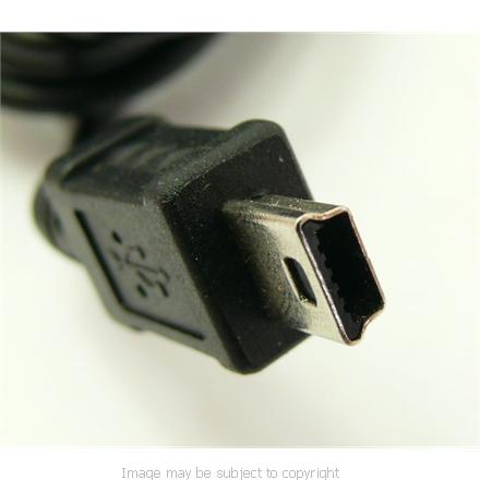 Car Charging Cable - 1.6mtr Straight Cable with Mini USB Connector for Garmin Nuvi 465T , 465TF (SKU 11124)