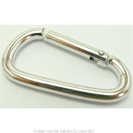 D shaped Carabiner Clip (sku 7314)