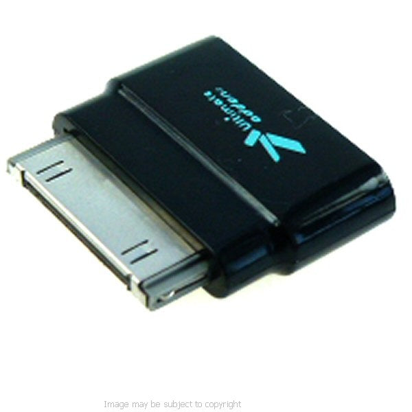 30 Pin iPad 2 Male to Female Dock Extender Extension Adaptor (sku 13971)