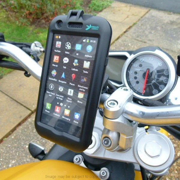 PRO Waterproof Samsung Galaxy S2 - i9100 Motorcycle Bike Mount (sku 13974)