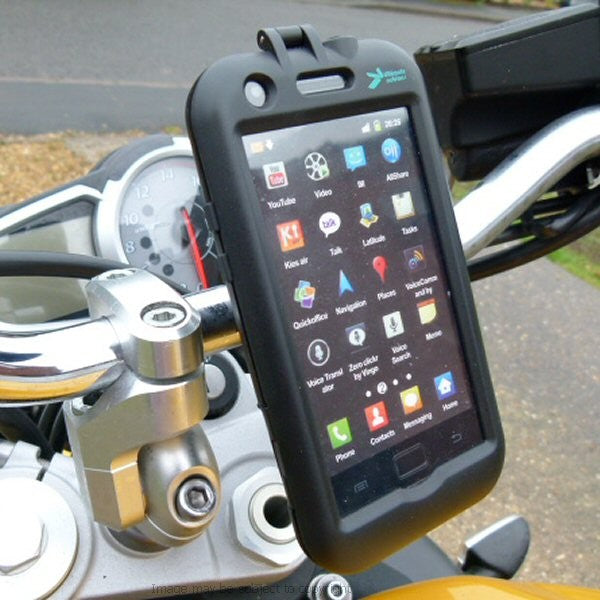 Waterproof Motorcycle Easy Fit Bike Mount fits Samsung Galaxy S2 - i9100t (sku 13972)