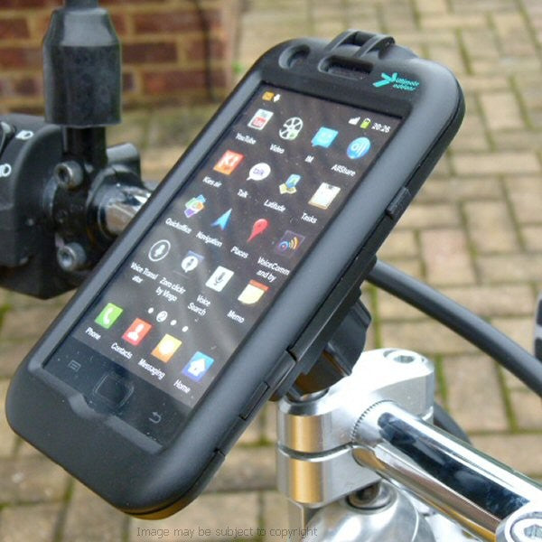 Waterproof Motorcycle Handlebar M8 Powered Mount for Samsung Galaxy S2 i9100 (sku 14000)
