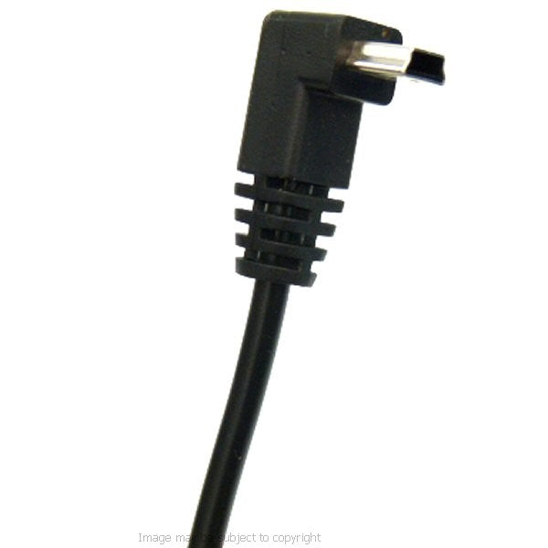 Angled Mini USB Garmin Nuvi GPS Connector for Motorcycle Cable (sku 14346)