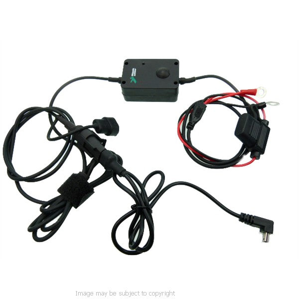 Motorcycle Battery Hard Wire Charging Cable for Garmin Nuvi 1240 (SKU 14381)
