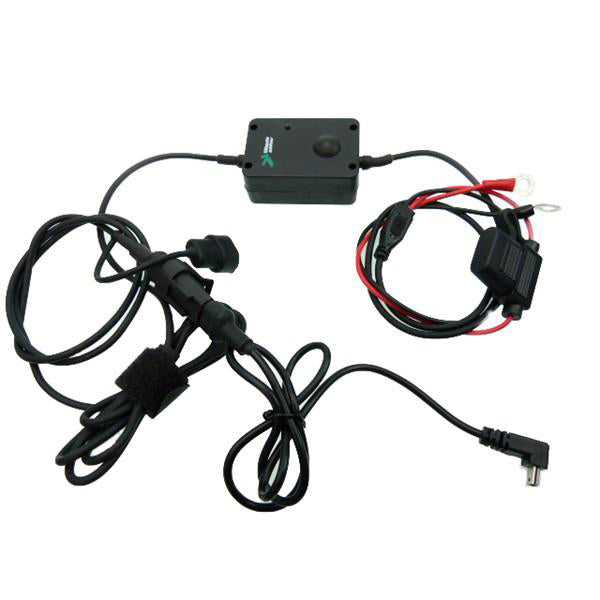 Motorcycle Battery Hard Wire Charging Cable for Garmin Nuvi 1490 (SKU 14382)