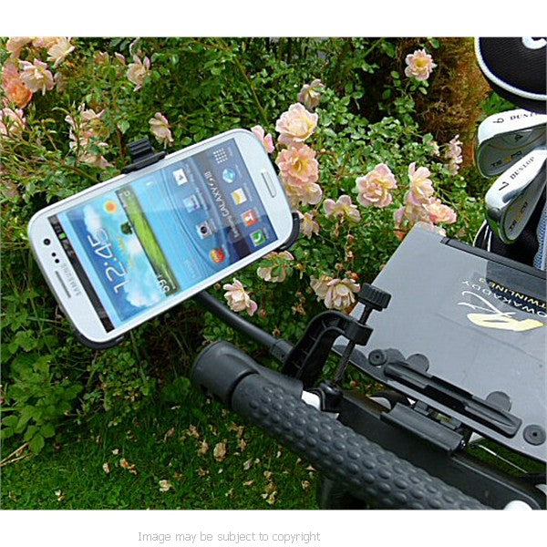 Samsung Galaxy S 3 SIII S3 i9300 Golf Trolley Cart Clamp Mount (sku 14526)