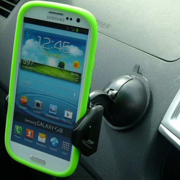 ZS Multi Surface Suction Car Dashboard Mount for the Samsung Galaxy S III - S3 (SKU 14413)