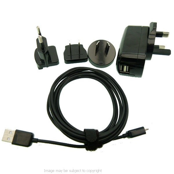 2m Travel Phone Charger for Samsung Galaxy S5 UK EU USA AU (sku 19702)